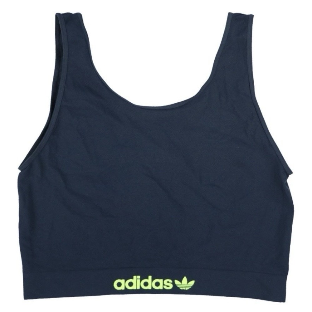adidas Womens Smart & Novel Brami Bralette 4A3H67 Night Blue Size M Athleisure
